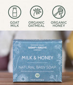 Natural Soap: Milk & Honey Baby Soap