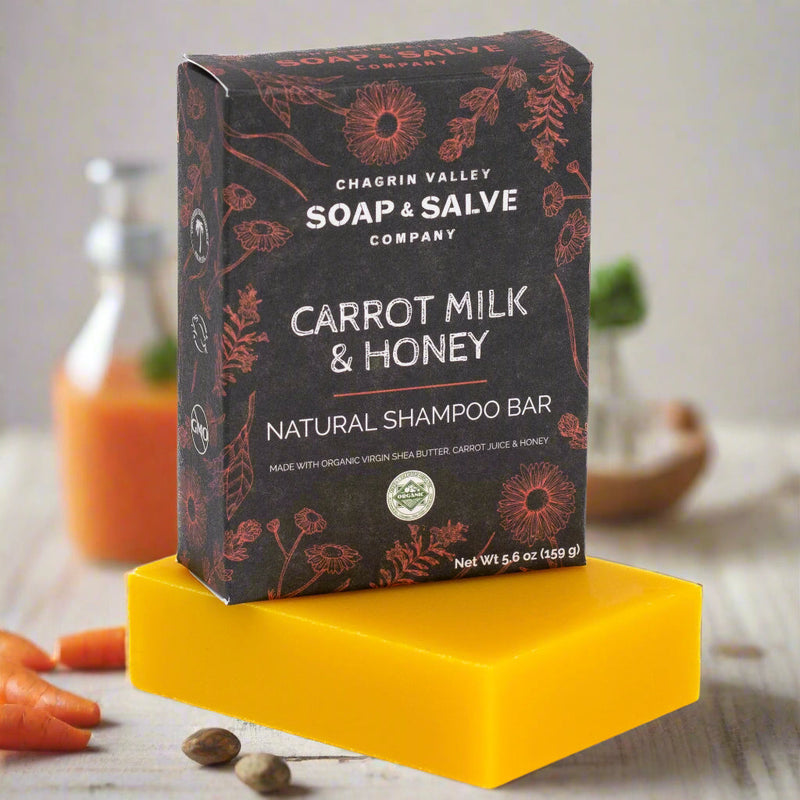 Shampoo Bar: Carrot Milk & Honey