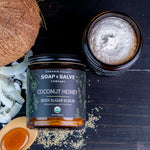 Body Scrub: Coconut & Honey Body Sugar Scrub