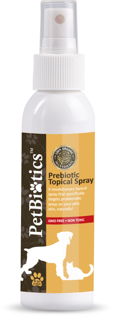 Petbiotics Prebiotic Topical Spray for Dogs & Pets