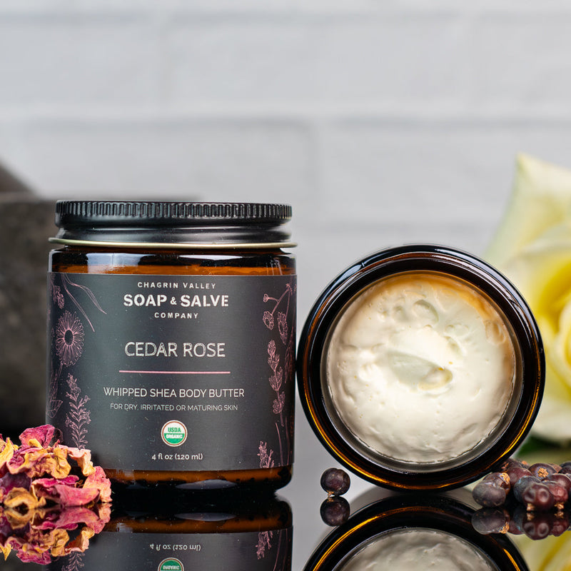 Whipped SHEA Butter: Cedar Rose